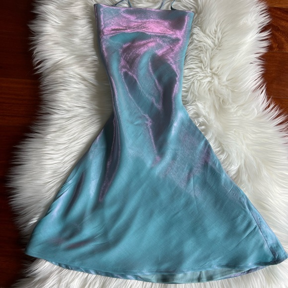 Princess Polly Celena mini dress blue - Picture 5 of 9